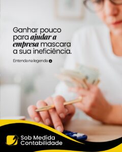 Empresário analisando pró-labore e a saúde financeira da empresa com apoio da contabilidade consultiva.