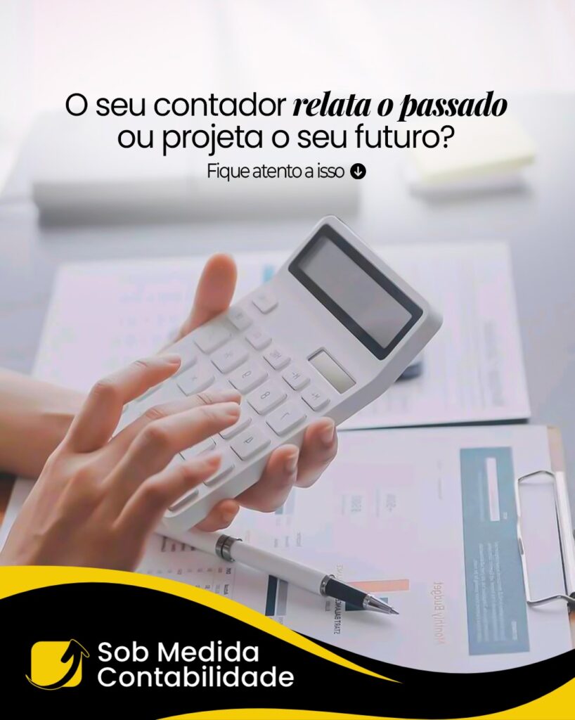 Contabilidade estratégica auxiliando empresário na tomada de decisões.