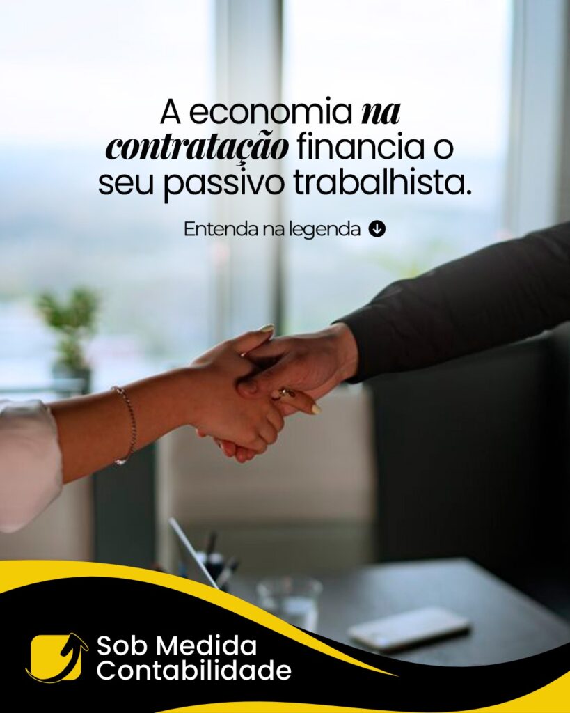 Empresário analisando contratação de colaboradores e prevenção de passivos trabalhistas.